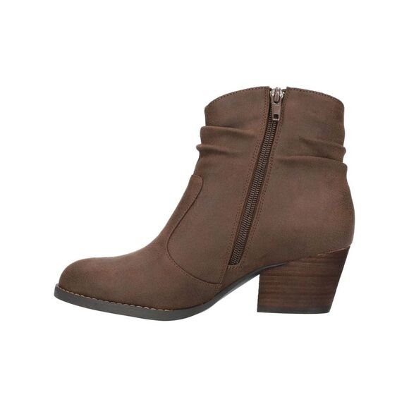 BELLA VITA Womens Brown Western Helena Round Toe Block Heel Slouch Boot 10 M - Picture 2 of 4